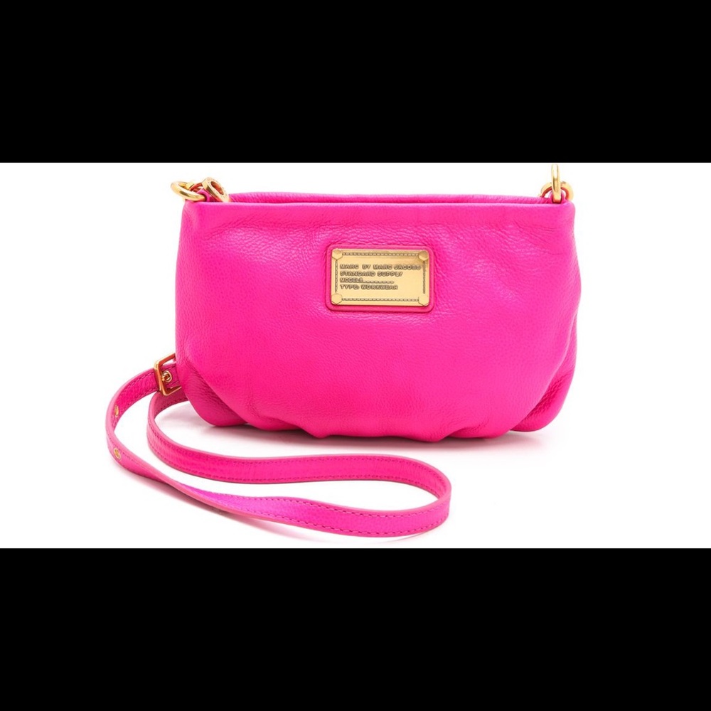 Marc Jacobs classic Q crossbody bag pop pink